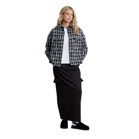 Native Youth Melia Women’s XS Cropped Blazer Jacket Quiet Luxury Office Holiday - Picture 3 of 7